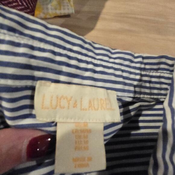 Lucy & Laurel button up floral embroidered sz M Johnny Was inspired - Picture 5 of 7